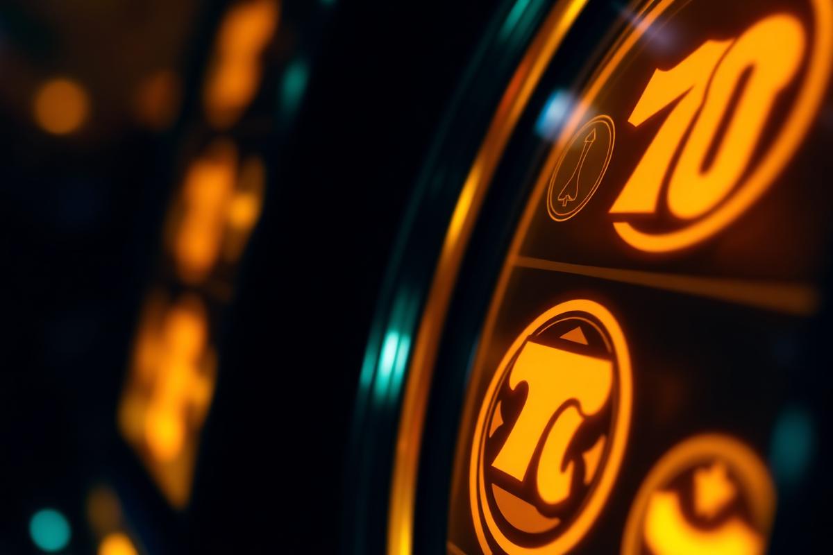 Rodillos dorados de un slot en casino sin verificacion
